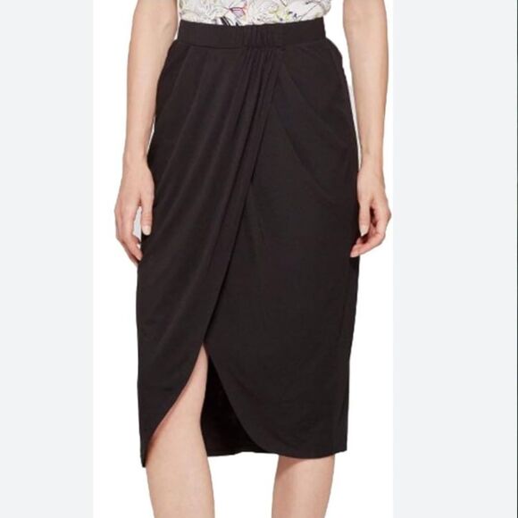 A New Day Women's Wrap Skirt in Ebony Bpack‎ Size Small - Picture 1 of 8